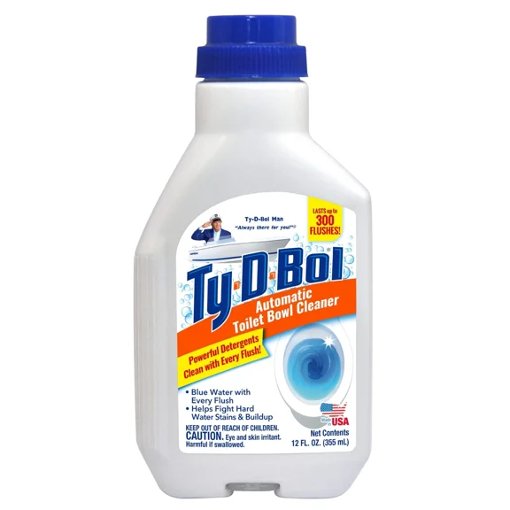Ty-D-Bol Automatic Toilet Bowl Cleaner Cleans And Deodorizes Toilets 10 Oz