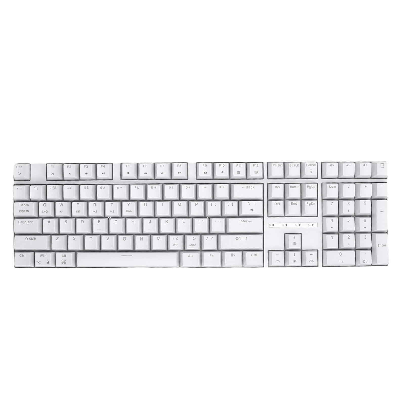 Mechanical Keyboard, Wireless Mechanical Keyboard 3 Mode USB C Wired BT 5.1 2.4Ghz  for PC Laptop