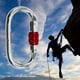 thumbnail image 5 of Mosquetones de seguridad de 2 uds, capacidad de carga de 2300 kg, mosquetón de bloqueo de 25KN de alta resistencia para acampar al aire libre escalada de rappel esquí esquí Gafas de esquí, 5 of 5