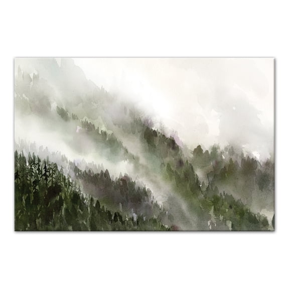 Creative Products Misty Woods 24 x 16 Canvas Wall Art