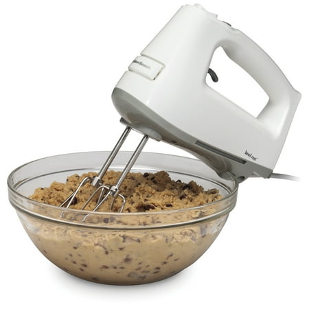 

Hamilton Beach Hand Mixer DC Motor Slow Start Technology 3 Speeds White 62661