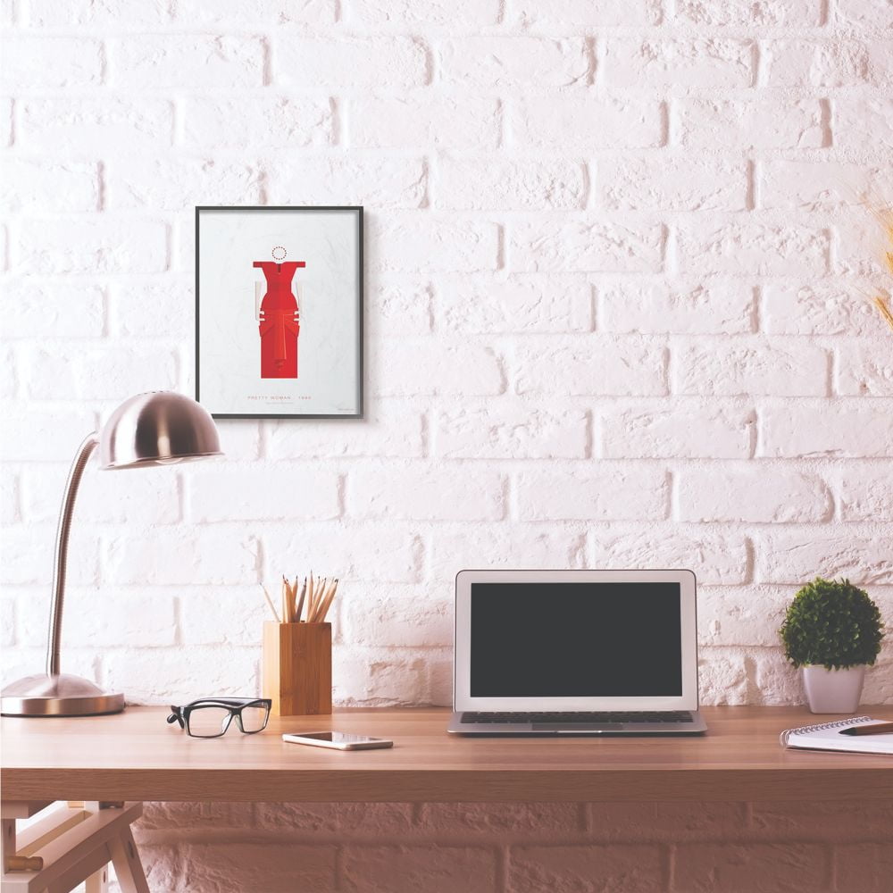 Stupell Industries Pretty Woman Famous People Characters Fashion Design Framed Wall Art by Fred Birchal