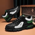 thumbnail image 4 of [Durable Slip-On] Men's Slip-On Sneakers - Soft PU Upper, Low-Top Design - All-Season Casual Outdoor Walking Shoes, 4 of 9