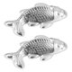 thumbnail image 5 of Fish Shaped Aluminum Cake Mold Set 2pcs Baking Tools for Rice Cakes, Jelly, Chocolate Desserts Non Deforming Food Mold for Party Decoration, 5 of 5