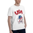 thumbnail image 2 of Bingfone Gnome 4th Of July Men'S Loose Fit Short-Sleeve Pocket T-Shirt, 2 of 7