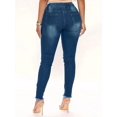 thumbnail image 3 of aPAY Jeans for Women Long Denim Hole  Pants Y2K Vintage  Street Style Elastic Waist Regular Size, 3 of 6