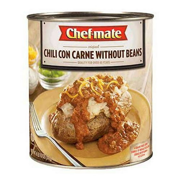 Chef-Mate Original Chili Con Carne without Beans - 106 oz. can, 6 per case