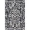 thumbnail image 2 of Rugs.com Outdoor Traditional Collection Rug – 7' x 10' Charcoal Gray Flatweave Rug Perfect For Bedrooms, Dining Rooms, Living Rooms, 2 of 5