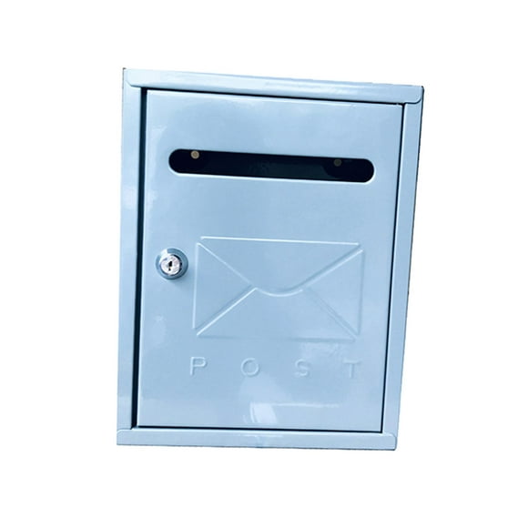 Outside Wall Mount Mailbox with Key Lock with Slot for Commercial Rural Home