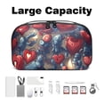 thumbnail image 3 of Hearts Battle Electronic Organizer Travel Case, Waterproof Oxford Cloth Storage Pouch Bag, Box with Cord Organizer Storage for Computer Cable Organizer, 5.9x9.44x3.14 in., 3 of 6