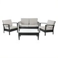 thumbnail image 1 of Safavieh Piscataway Aluminum 4 Piece Set in Charcoal, 1 of 1
