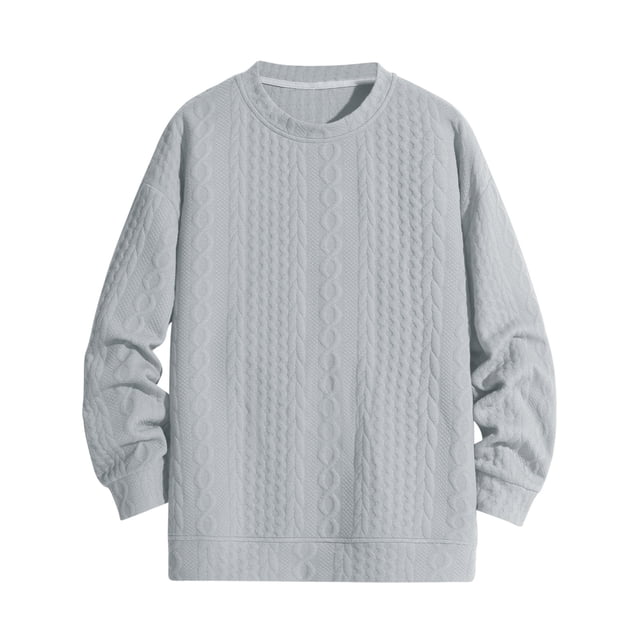 TIMIFIS Chandails à Col Rond pour Hommes EcoSmart Chandail à Capuchon, Chandail en Molleton de Poids Moyen, Chandail à Capuchon à Enfiler pour Hommes Printemps