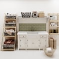thumbnail image 6 of AmGood 18" Width x 60" Length | Stainless Steel Wall Shelf | Square Edge | Metal Shelving | Heavy Duty | Commercial Grade | Wall Mount | NSF Certified, 6 of 7