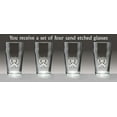 thumbnail image 2 of Sanders Irish Coat of Arms Pub Glasses - Set of 4 (Sand Etched), 2 of 2