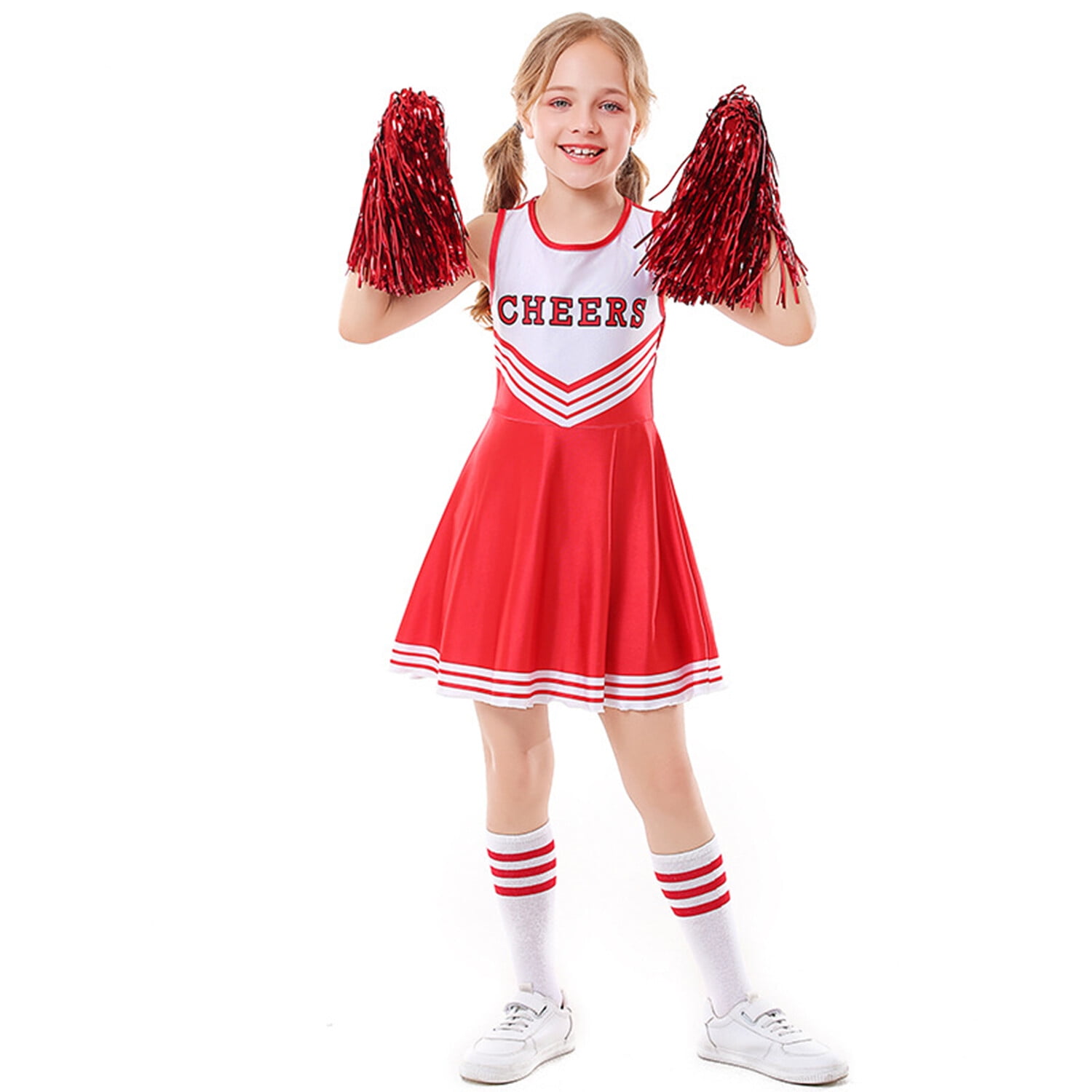 Phenas Girls Cheerleader Costumes Dresses Cheerleading Outfit