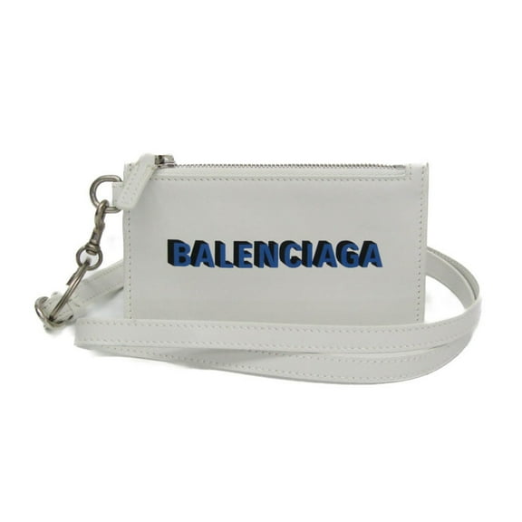 Pre-Owned Balenciaga Coin Card Holder 594548 Men,Women Leather Coin Purse/coin Case... (Good)