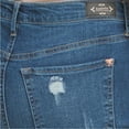 thumbnail image 3 of Nanette Lepore Women's Amour High Rise Destructed Denim Slim Boyfriend Jeans (Blue, 12), 3 of 4