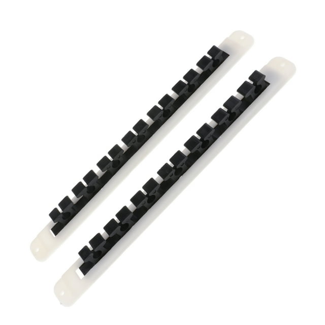 jinwen 2 Pcs Support Vertical pour Tringle à 7 Tiges, Support Mural Modulaire