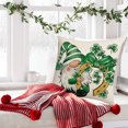 thumbnail image 6 of Costeam 17x17 Inch Green Shamrock Decorative Pillowcases, St. Patrick's Day Luck-Themed Pillow Covers, Sofa Couch Bedroom Decor, 6 of 6