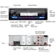 thumbnail image 3 of JVC KD-X38MBS Receptor de medios digitales para automóvil y marino con Bluetooth, USB, listo para SiriusXM, compatible con Amazon Alexa, PCB con revestimiento conforme, 3 of 5