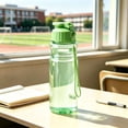 thumbnail image 4 of Clearance Under $4.49 Plastic Water Bottle with Hand Strap, Leakproof Reusable Sports Drinking Cup for Gym Travel School Outdoor, 4 of 5