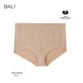 thumbnail image 4 of Bali Jacquard Shaping Brief, 2-Pack Sandshell Jacquard/Evening Blush 2XL Women's, 4 of 4