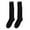 Black, variant on HNMKIU Women's High Knee Warm Socks Lightweight Thermal Stockings for Cold Weather Comfort D,One Size