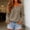 Brown, variant on Women's Sweaters OffShoulder Lace Crochet Sleeve Oversized Loose Knit Pullover Sweater Soft Casual Fall Winter L