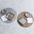 thumbnail image 5 of Beatriz Ball VIDA Croc Reversible Round Placemats Set of 4  16" Silver Gold, 5 of 6
