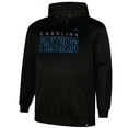 thumbnail image 2 of Men's Fanatics  Black Carolina Panthers Big & Tall Fleece Pullover Hoodie, 2 of 3
