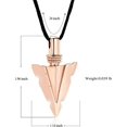 thumbnail image 2 of Arrowhead Memorial Pendant Cremation Ash Jewelry Bereavement Keepsakes Gift for Loss of a Loved One Spearpoint Pendant Cremation Jewelry Memorial Lockets Keepsakes for Human Ashes, 2 of 5