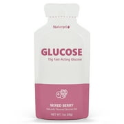 Glucose Liquid Gel, 15 Packets, Berry - 15g Fast-Acting Glucose to Raise Low Blood Sugar