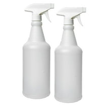 32 oz. Plastic Trigger Spray Bottles, 2-Pack,Chemical Resistant, Heavy Duty