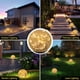 thumbnail image 5 of Luces solares de jardín, bola de vidrio agrietada impermeable, LED blanco cálido para decoración al aire libre, camino, patio, césped, 1 globo (4,7 pulgadas), 5 of 5
