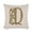 Initial D, variant on Cushion Case Beautiful Gold Floral Monogram Initial C Custom Outdoor Square Pillow Cushion Cases Personalized Initial Letter Outdoor Pillows for Patio Furniture 20"x20" Couch Pillows for Iiving Room