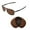 Brown - Polarized, variant on Walleva Titanium Polarized Replacement Lenses for Oakley Plaintiff OO4057 Sunglasses