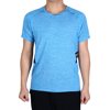 Men Short Sleeve Clothes Activewear Tee Outdoor Exercise Sports T-shirt Blue S