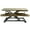 Vintage Brown/Black, variant on VIVO Black Height Adjustable 28" Standing Desk Monitor Riser, Sit Stand Tabletop