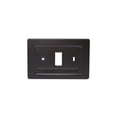 thumbnail image 1 of BLENKL Aluminum Decorative Wall Plate Mount for Emerson Smart Home WiFi Thermostat (Non-Touch Screen, Black), 1 of 1