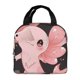 thumbnail image 1 of Easygdp Cute Axolotl Sakura Blossoms A Bolsa Térmica Premium - Tela Oxford Impermeable, Gran Capacidad, Bolsillo Frontal, Unisex para Trabajo, Escuela, Actividades al Aire Libre y Picnics, 1 of 8