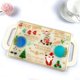 thumbnail image 3 of Bearachild Molde de bandeja de Navidad Moldes de bandeja de silicona para resina epoxi Molde de bandeja de calcetín de Papá Noel de Navidad con asas para Kits de decoración para fiestas Azul Bearachild HA044580-02, 3 of 6