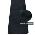 thumbnail image 3 of Generic 2-Pack Adjustable Waterproof Kitchen Aprons with Large Pockets, Unisex Black Design for Cooking, BBQ, and Crafting, 3 of 6