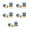 H, variant on 10Pcs Golfing Iron Ferrules Fit 0.35Inch 0.37Inch Iron Shafts Golfing Tapered Ferrules Golfing Equipment Accessories