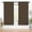 Brown, variant on Blackout Curtains 52 x 72 inch, Thermal Insulated Black Curtains Set of 2 Panels, Noise Reduce & Room Darkening Drapes for Bedroom, Living Room, Privacy Protection & Energy Saving Curtains