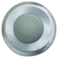 thumbnail image 1 of Convex Wall Bumper, 2.5" X 0.75" X 2.5", Satin Chrome/gray | Bundle of 5 Each, 1 of 2