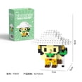thumbnail image 1 of Anime Pirate Crew Character Building Blocks Set, Luffy Zoro Nami Usopp Style Action Figure Models, DIY Assembled Educational Collectible Toy Birthday Gift for Kids, 1 of 7