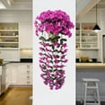 thumbnail image 6 of Wadada Violet Hanging Flowers Artificial Decor Petal Silk Violet Simulation Hanging Plant Faux Hanging Royal Violets Hanging Artificial Orchid for Home Garden Wedding Indoor Outdoor Decor, 6 of 6