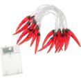 thumbnail image 1 of Guirlande Lumineuse Shiyou-Piment 3m avec 20 Mini Piments Rouges, Mini Piment Rouge pour Intérieur et Extérieur, Idéal pour Patio, Terrasse et Décoration de Fête, 1 of 4