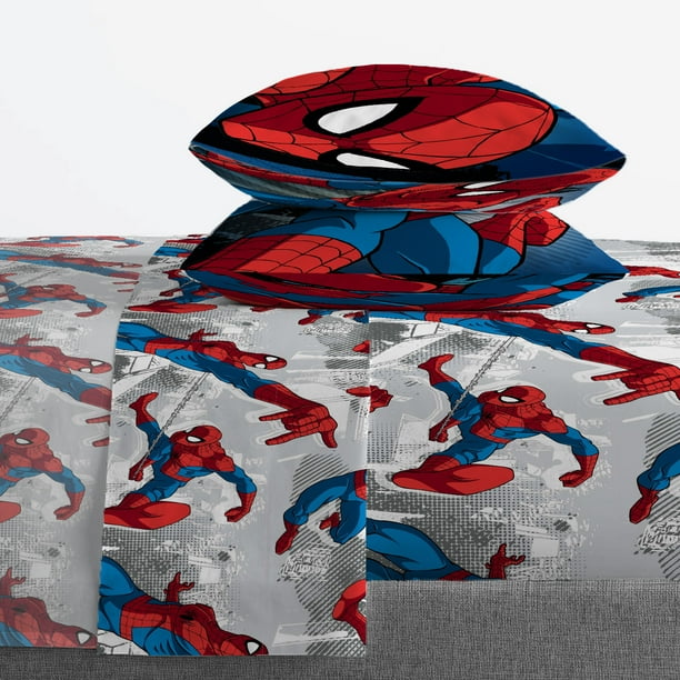 Marvel Spiderman Burst Microfiber Bed Sheet Set