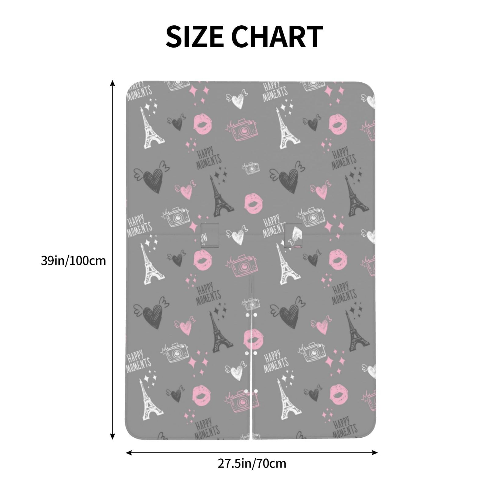 Car Seat Cover Baby - Eiffel Tower Vibrant Breathable Infant Car Seat Cover for Baby Carseat, Lightweight Comfort Baby Essentials Must Haves Newborn Stuff for Girl Boy